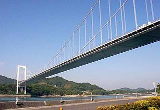 下から見た大島大橋